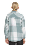 Kız Çocuk Sırtı Pileli Ekose Gömlek 9-14 Yaş Lx170