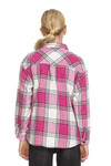 Kız Çocuk Sırtı Pileli Ekose Gömlek 9-14 Yaş Lx170