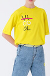 Kız Çocuk Beli Ayarlanabilir Crop T-Shirt 8-14 YaşT2068