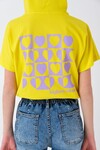 Kız Çocuk Yarasa Kol Baskılı T-Shirt 8-14 Yaş