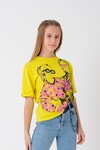 Kız Çocuk Dijital Baskılı T-Shirt 7-14 Yaş