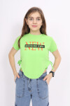Kız Çocuk Bağcıklı Crop T-Shirt 9-14 Yaş LX 228