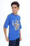 Erkek Çocuk Fotoğraf Baskılı T-Shirt 9-14 Yaş Lx7096