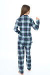 Kız Çocuk Ekose Pijama Takımı 7-16 Yaş 0152