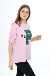 Kız Çocuk Harf Ve Yazı Baskılı T-Shirt 9-14 Yaş Lx5032