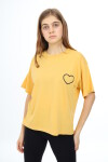 Kız Çocuk Kalp Baskılı T-Shirt 9-14 Yaş Lx5013