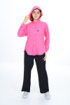 Kız Çocuk Kapüşonlu Gömlekli Takım 8-14 Yaş Lx309