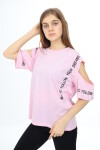 Kız Çocuk Omuzları Açık T-Shirt 9-14 Yaş px017