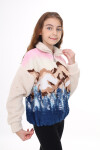 Kız Çocuk Welsoft Beli Ayarlanabilir Fermuarlı Ceket 8-12 Lx305