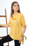 Kız Çocuk Yazı Baskılı T-Shirt 9-14 Yaş Lx001