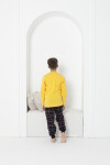 Erkek Çocuk Baskılı Bloklu Pijama Takımı 3-11 Yaş 5075-76