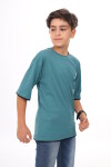 Erkek Çocuk Cep Baskılı T-Shirt 9-14 Yaş Lx6967