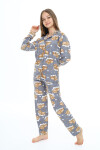 Kız Çocuk Ayıcık Baskılı Pijama Takımı 7-16 Yaş P0151