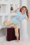 Kız Çocuk Kaprili-Baskılı Pijama Takımı 3-11 Yaş 6083-84