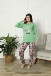 Kız Çocuk Koala Baskılı Pijama Takımı 7-15 Yaş 6081-82