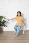 Kız Çocuk Make Wish Pandacık Baskılı Pijama Takımı 11-15 Yaş 6080