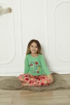 Kız Çocuk Meyve Baskılı Pijama Takımı  3-11 Yaş 6071-72