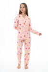 Kız Çocuk Meyve Baskılı Pijama Takımı 7-16 Yaş 0153