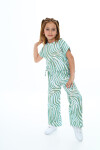 Kız Çocuk Zebra Desenli  2li Takım 613 Yaş 9378