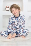 Erkek Çocuk Yarış Arabası Baskılı Pijama Takımı 1-11 Yaş 4924-26