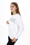 Kız Çocuk Cep Detaylı 3 İplik Sweatshirt Px281