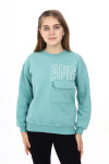 Kız Çocuk Cep Detaylı 3 İplik Sweatshirt Px281.1