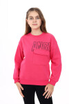 Kız Çocuk Cep Detaylı 3 İplik Sweatshirt Px281.3