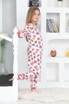 Kız Çocuk Emoji Baskılı Pijama Takımı 1-11 Yaş 4924-26