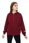 Kız Çocuk Fermuarlı Kapüşonlu Sweatshirt 2 İplik  9-14 Yaş wap7123