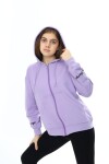 Kız Çocuk Fermuarlı Kapüşonlu Sweatshirt 2 İplik  9-14 Yaş wap7123