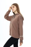 Kız Çocuk Fermuarlı Kapüşonlu Sweatshirt 2 İplik  9-14 Yaş wap7123