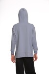 Kız Çocuk Kalp Baskılı Sweatshirt Hoodie Px161