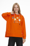 Kız Çocuk Kalp Baskılı Sweatshirt Hoodie Px161.1