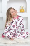 Kız Çocuk Kuş Baskılı Pijama Takımı 1-11 Yaş 4924-26