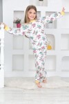 Kız Çocuk Pilot Koala Baskılı Pijama Takımı 1-11 Yaş 4924-26