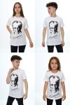 Unisex Çocuk ATATÜRK Portreli 2li T-Shirt 4-15 Yaş Lx000