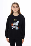 Kız Çocuk Baskılı 3 İplik Sweatshirt Px782