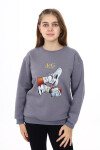 Kız Çocuk Baskılı 3 İplik Sweatshirt Px782