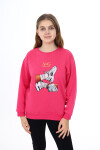 Kız Çocuk Baskılı 3 İplik Sweatshirt Px782