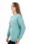 Kız Çocuk Baskılı 3 İplik Sweatshirt Px782