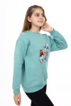 Kız Çocuk Baskılı 3 İplik Sweatshirt Px782