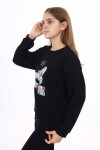 Kız Çocuk Baskılı 3 İplik Sweatshirt Px782