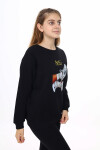 Kız Çocuk Baskılı 3 İplik Sweatshirt Px782