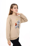 Kız Çocuk Baskılı 3 İplik Sweatshirt Px782