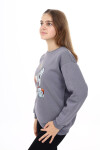 Kız Çocuk Baskılı 3 İplik Sweatshirt Px782.6