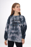 Kız Çocuk Batik Desenli Sweatshirt  Px69.1