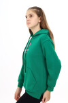 Kız Çocuk Tavşan Baskılı Kapüşonlu Sweatshirt Px872