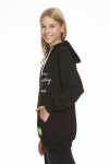 Kız Çocuk Kapüşonlu Yazı Baskılı Sweatshirt Px661.1