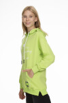 Kız Çocuk Kapüşonlu Yazı Baskılı Sweatshirt Px661.1