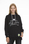 Kız Çocuk Kapüşonlu Yazı Baskılı Sweatshirt Px661.2